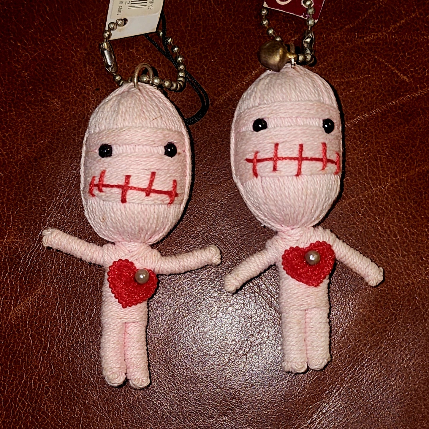 Pink mummy keyring 8cm