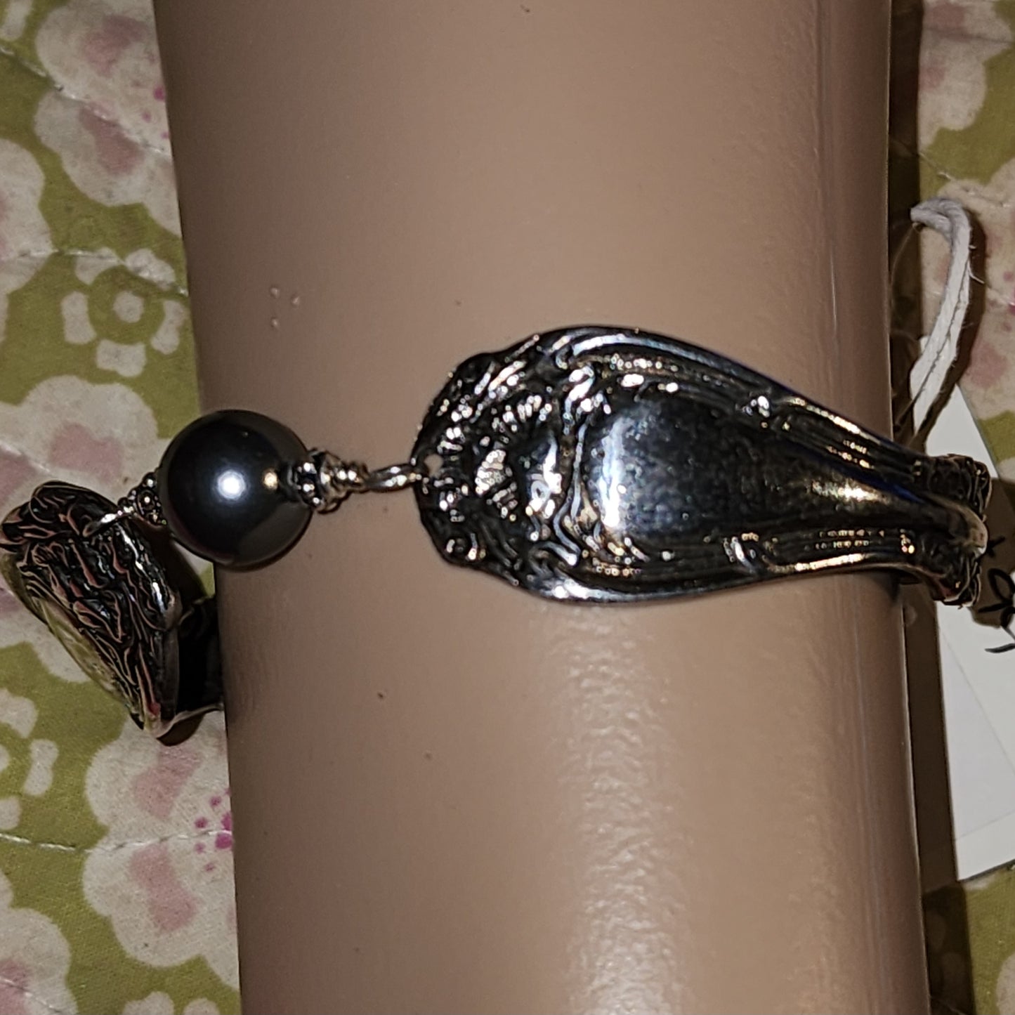 Silver spoon company pearl bracelets (white or black pearl)
