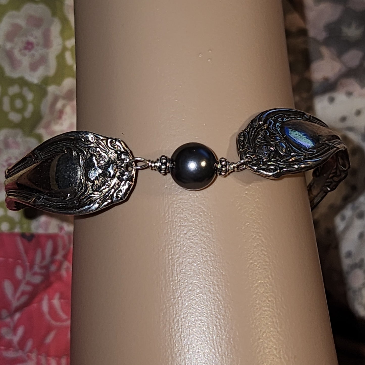 Silver spoon company pearl bracelets (white or black pearl)