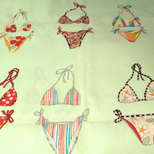 Wild Bikinis by Alexander Henry in Mint