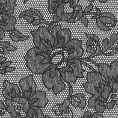 Michael Miller Zelda CX-4595 Black and White Lace