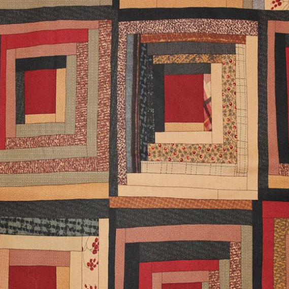Moda - Harvest Home by Brannock & Patek  Log cabin Print 558-11