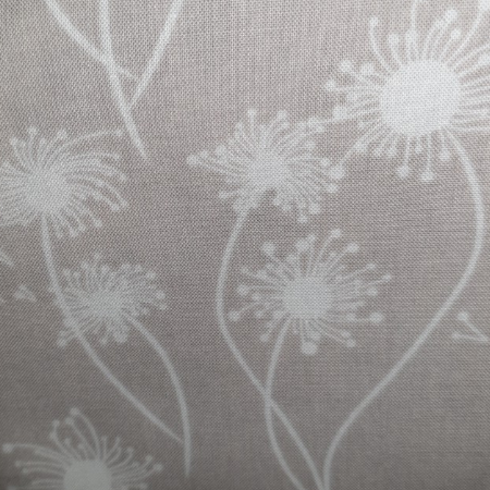 Flora & Fauna Dandelion Seed Puffs in Stone by Michael Miller DC-4102