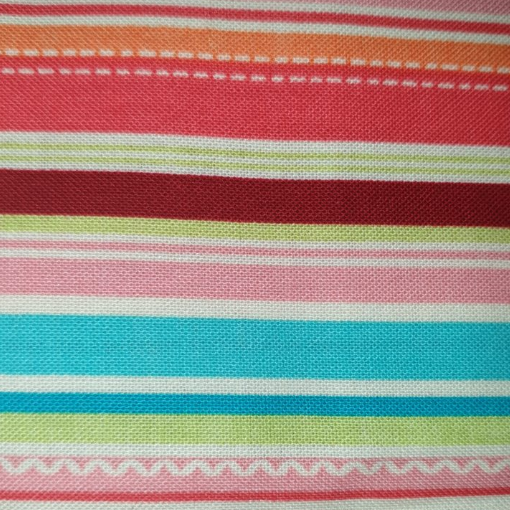 Michael Miller - Polly Paisley Multi Stripe C-3196