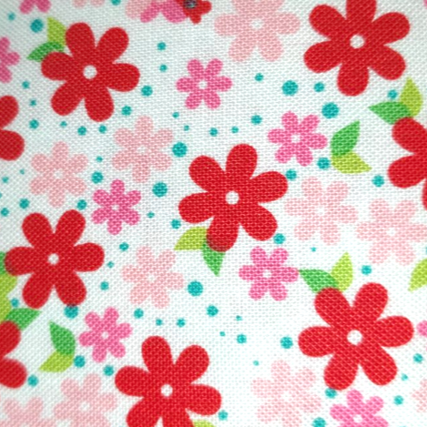 Riley Blake - Hoo's In The Forest - C2563 - White floral