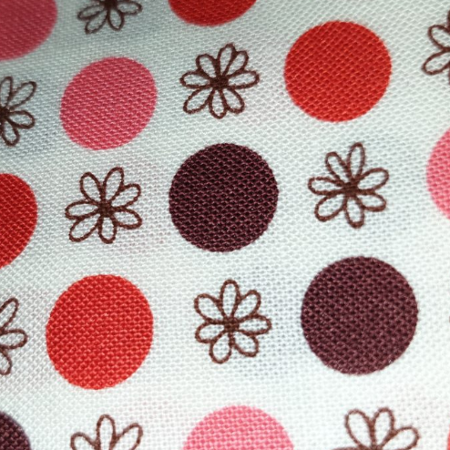 Denyse Schmidt - Flea Market Fancy - Flower & Dot - Red PWDS021