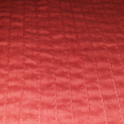 Moda - Sonnet by April Cornel 'tucked' pintuck fabric in dark coral12602-14 (40 wide)"