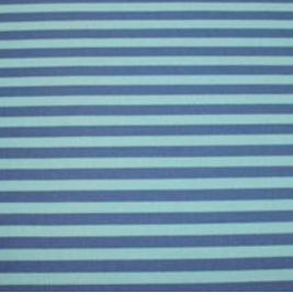 Michael Miller Clown Stripe - Blue (Blueberry)