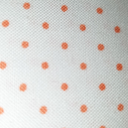 Moda Essential Dots 8654 67 white with tangerine dot *