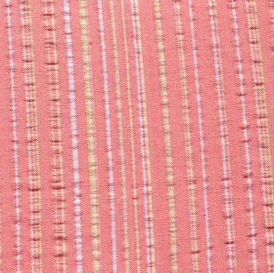Faded Memories Seersucker Wovens by 3 Sisters for Moda 12008*18 salmon