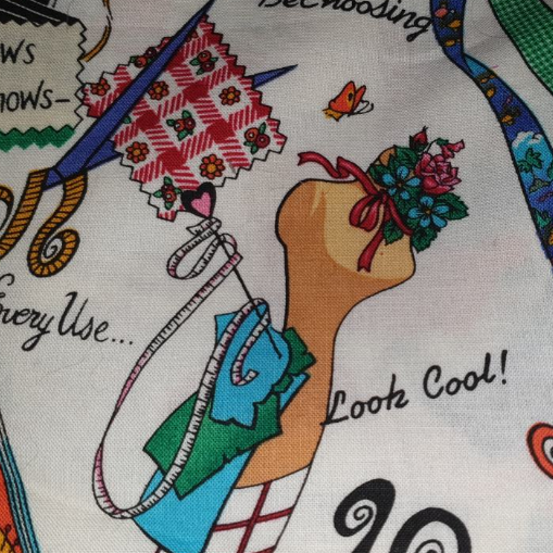 If She Sews She Knows - Michael Miller Fabric