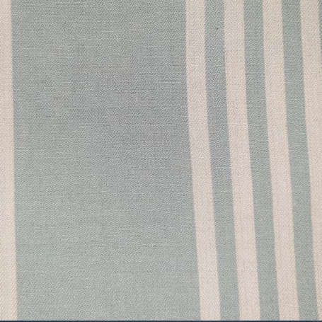 Moda Twill stripe in robin's egg blue and cream (ticking)