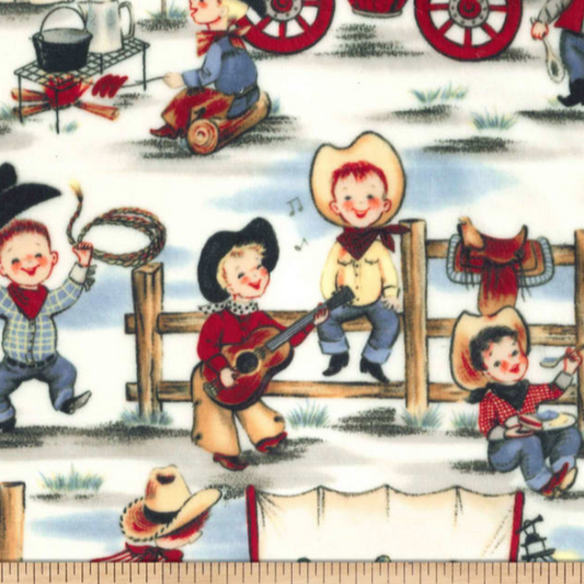 Michael Miller - Lil Cowpokes C-248 (5 half yards left) Cowboy