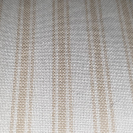 TICKING STRIPE DARK CREAM