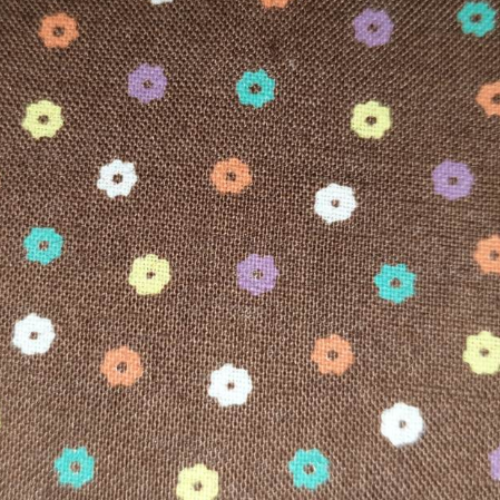 Lecien Minny Muu tiny flowers chocolate 3690