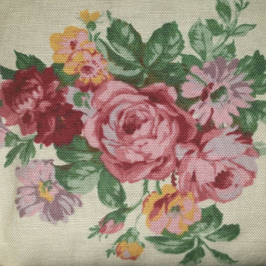 Yuwa Remember Quilts collection by Junko Miyazaki cream roses linen