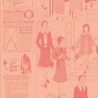Cosmo Cricket - Tailor Made - Vintage Print - Orange  P0260 5155