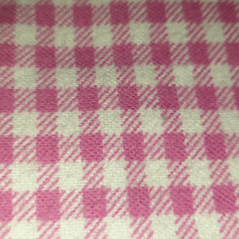 Flannel in Hot Pink Gingham Check *