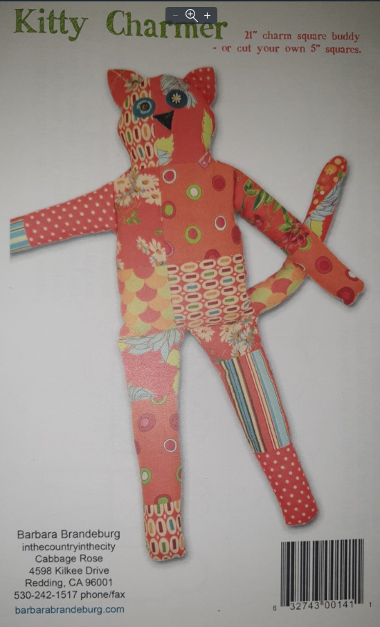 Kitty Charmer Pattern and Kitty Girl Pattern 141-KG (by Inthecountryinthecity) Barbara Brandeburg