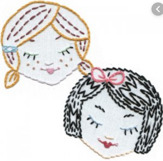 Cute Little Heads by Sublime Stitching