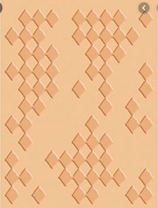 Cuttlebug embossing folder Diamonds in the Rough 37-1607