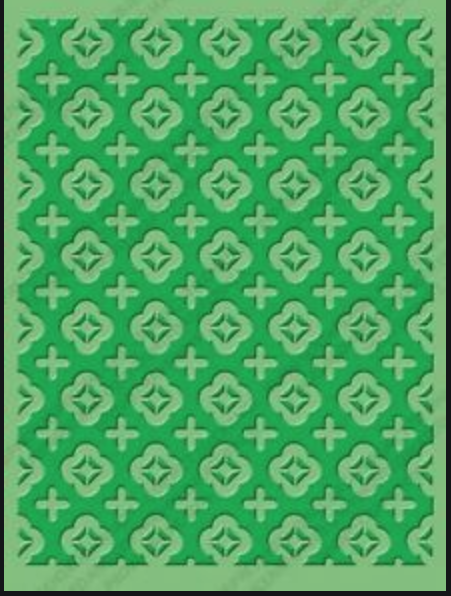 Cuttlebug embossing folder Moroccan Screen 37-1909