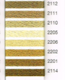 MADEIRA EMBROIDERY FLOSS 10M (COLORS 2112-2114)