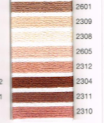 MADEIRA EMBROIDERY FLOSS 10M (2601 - 2310)