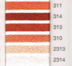 MADEIRA EMBROIDERY FLOSS 10M (COLORS 311 - 2314)