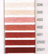 MADEIRA EMBROIDERY FLOSS 10M (306 - 2501)