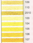 MADEIRA EMBROIDERY FLOSS 10M (COLORS 109-107)