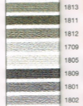 MADEIRA EMBROIDERY FLOSS 10M (1813 - 1802)