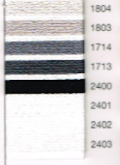 MADEIRA EMBROIDERY FLOSS 10M (COLORS 1804 - 2403)