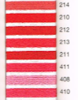 MADEIRA EMBROIDERY FLOSS 10M (214 - 410)