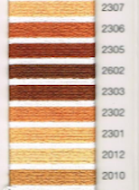 MADEIRA EMBROIDERY FLOSS 10M (2307 - 2010)