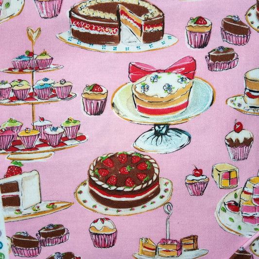 Tea Party by Michael Miller (pink)