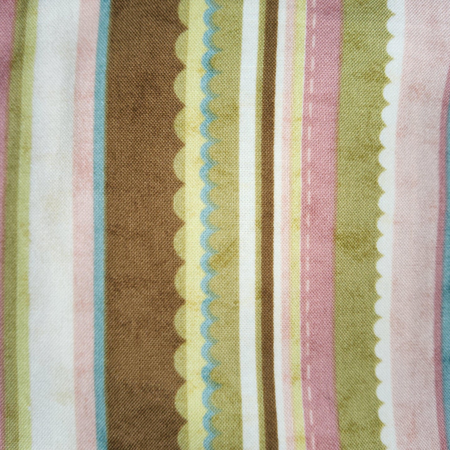 K & Company - Hanah -  scallop stripe pastel (out of print) D#7939 Hannah