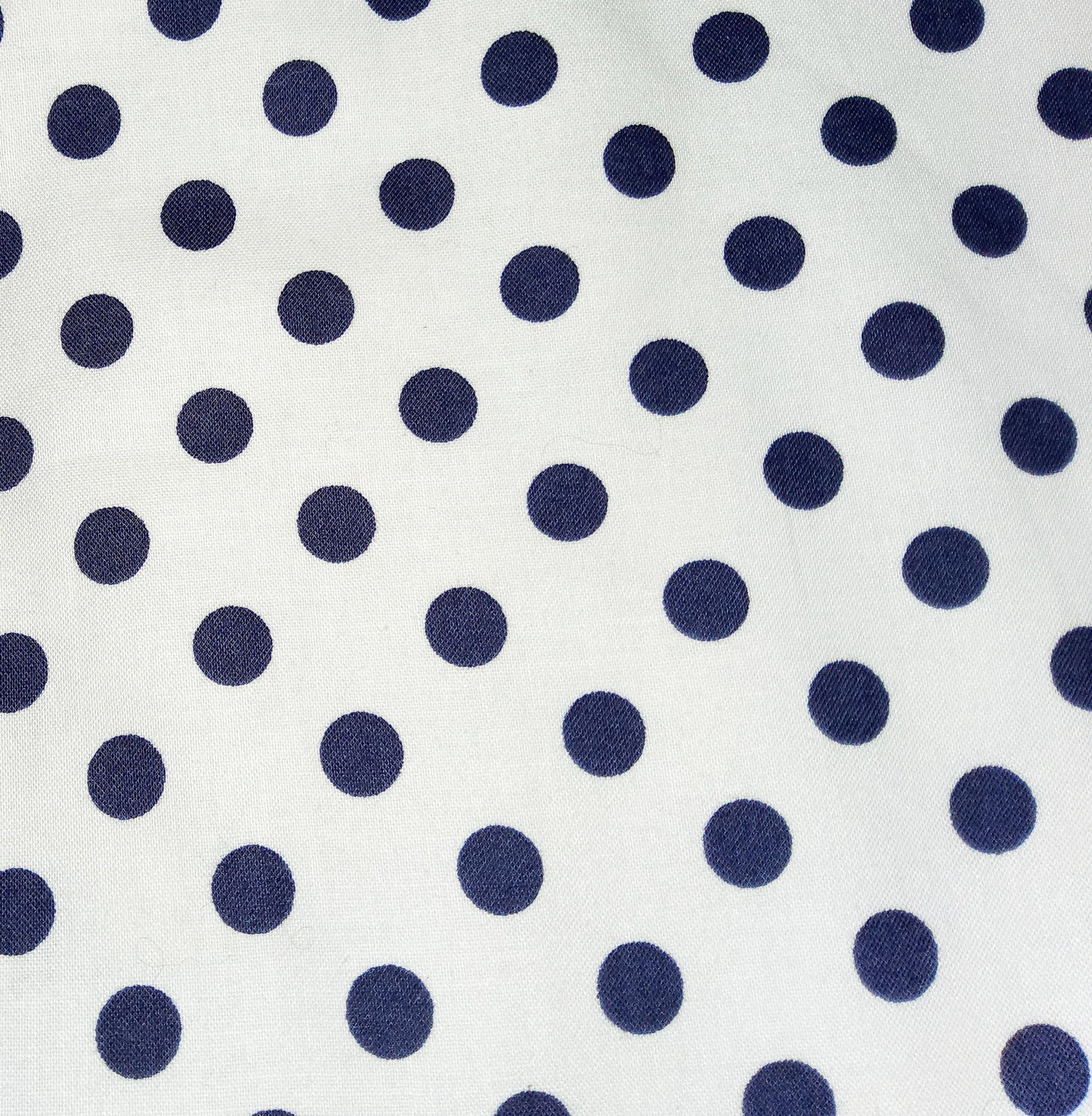 Max New - POLKA DOT - White with dark navy spot (new heirlooms)