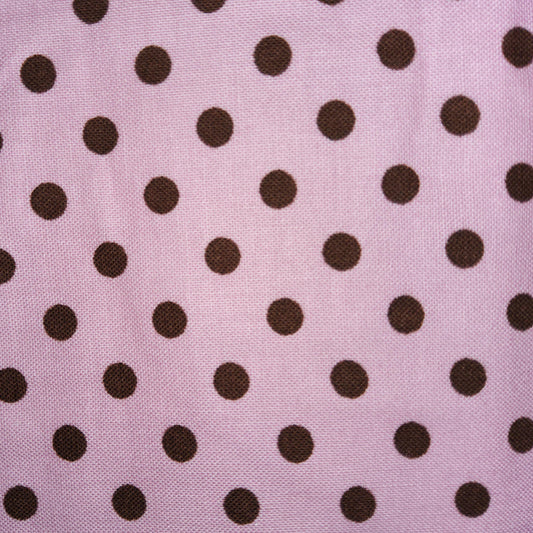 Michael Miller - Dumb Dot - Pink with chocolate dot C-2490