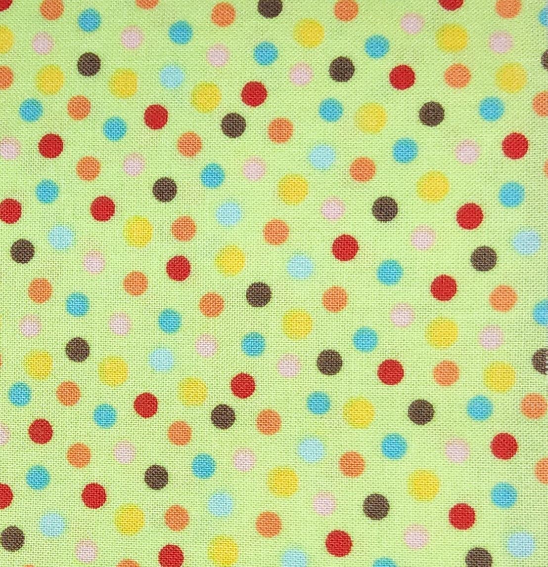 5 Funky Monkeys by Erin Michael 15073 lime green multi spot