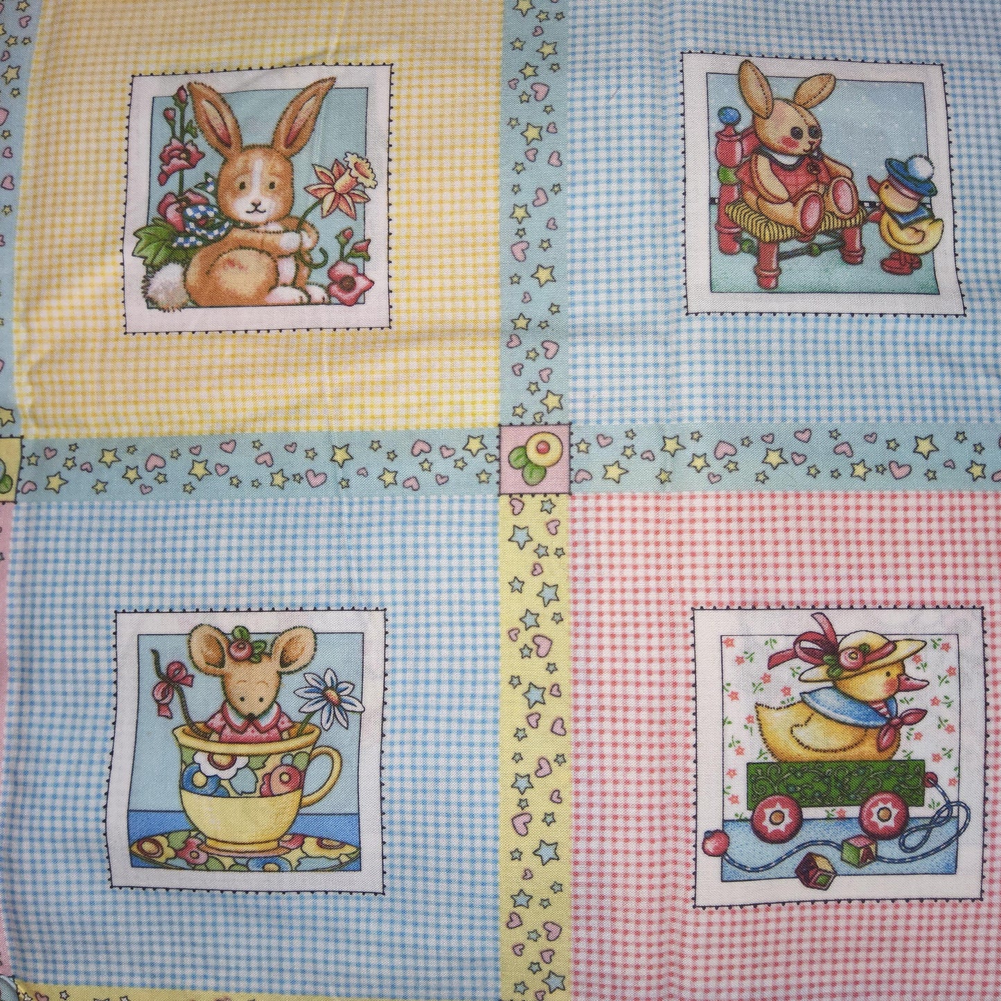 MARY ENGELBREIT CUTIES BABY QUILT BLOCKS PANEL (Rare and out of print) 2009