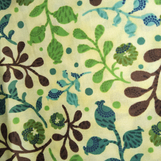 Hoffman Mercer St foliage in green E563