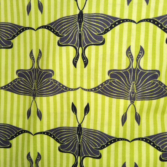 Flora & Fauna Luna Moth in Lime (by Michael Miller) DC-4103