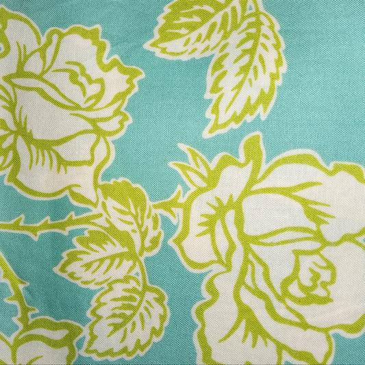 Heather Bailey - Pop Garden - HB06 Turquoise wallpaper roses