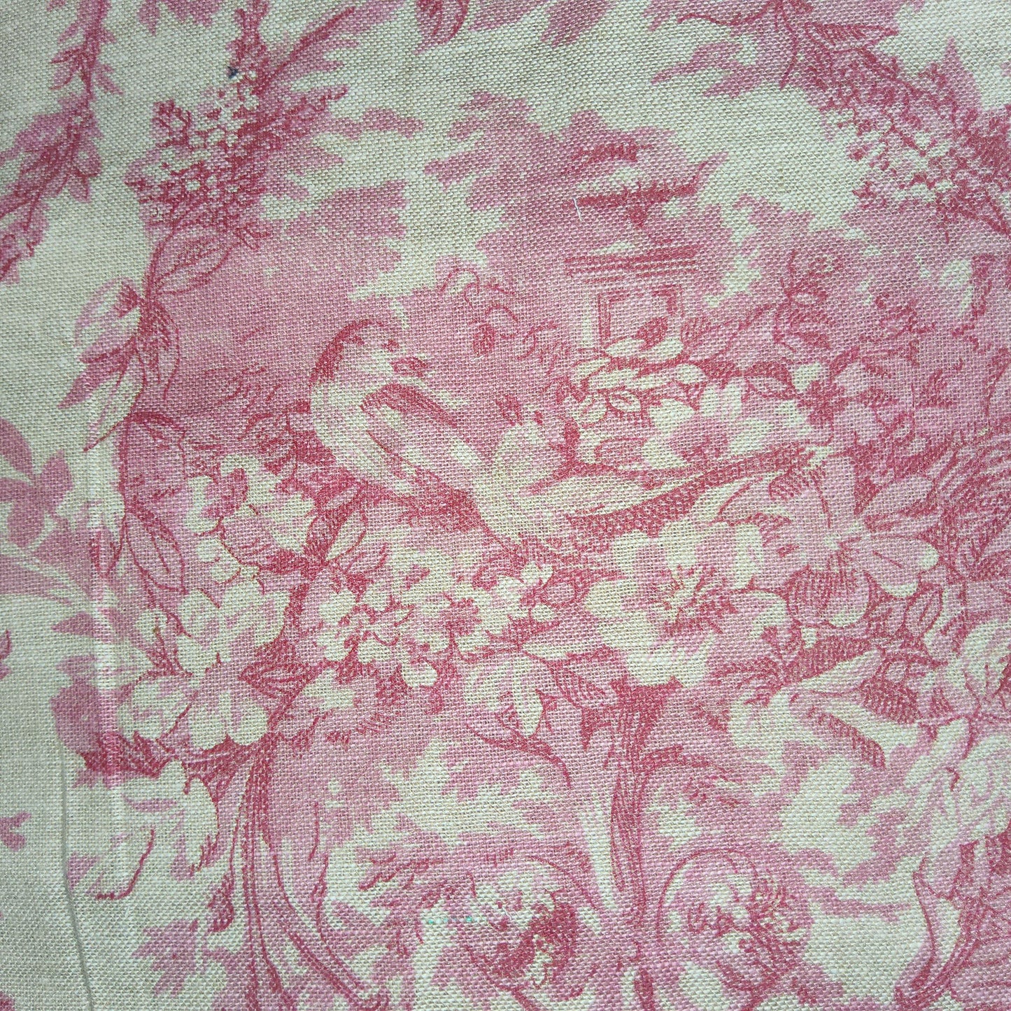 Mas d'Ouvan MELAINE  in red (MAS D'OUSVAN) Toile print LINEN