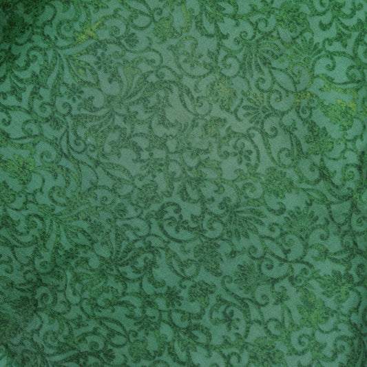 Hoffman Mercer St Floral Vine green E565 by Hoffman