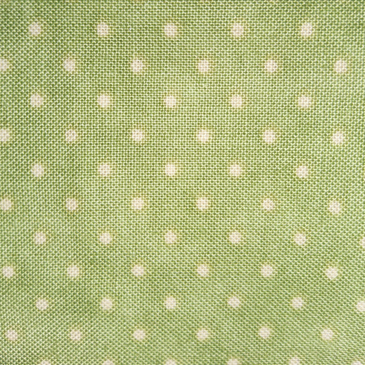 Moda - Essential Dots - Sage with Cream Pindots 8654 15 *