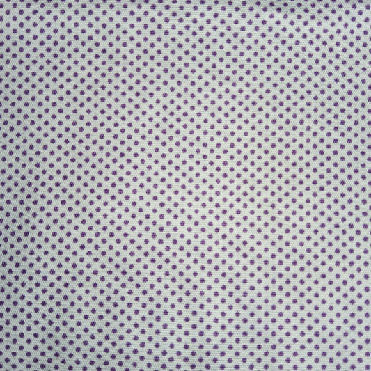 A day in the Country - Pindot lavender on white (micro dot) *