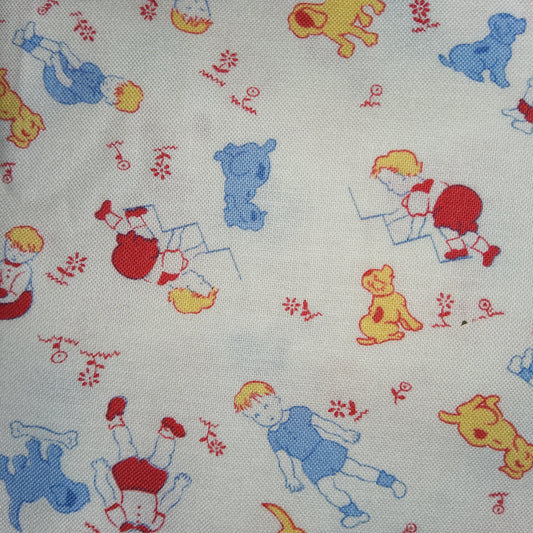 Moda - Chloe's Closet - Apron Strings 15470 boys and dogs