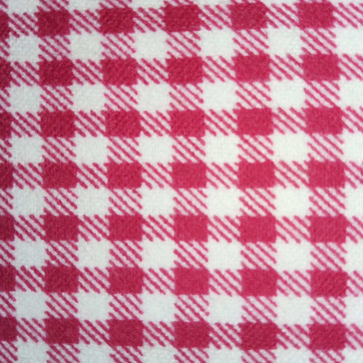 Flannel in Red Gingham Check *